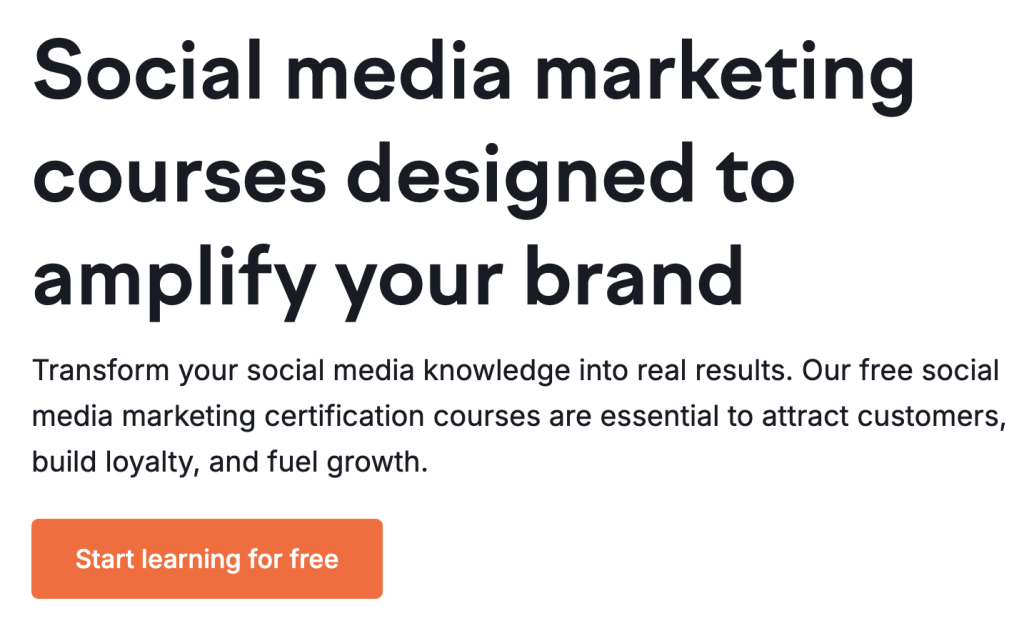 Free Social Media Marketing Course in Semrush Academy