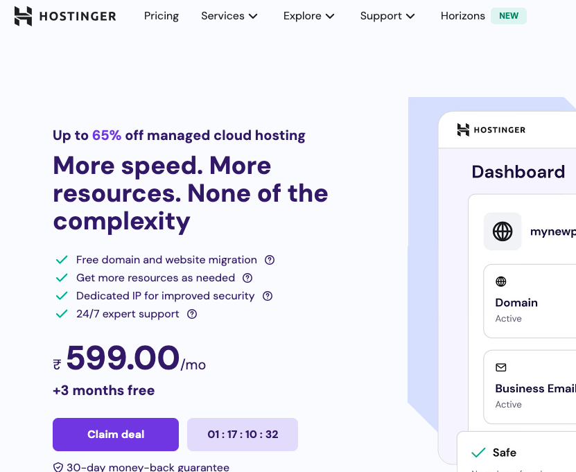Hostinger Cloud Hosting