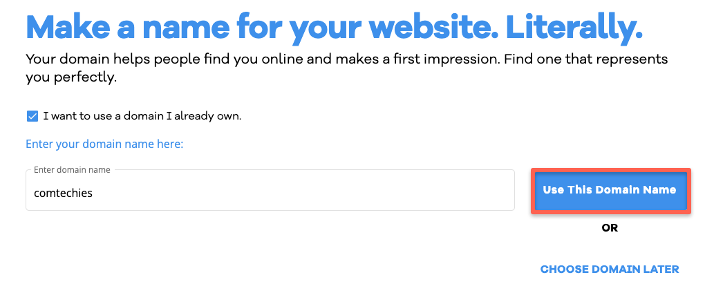 HostGator Black Friday: domain entering page