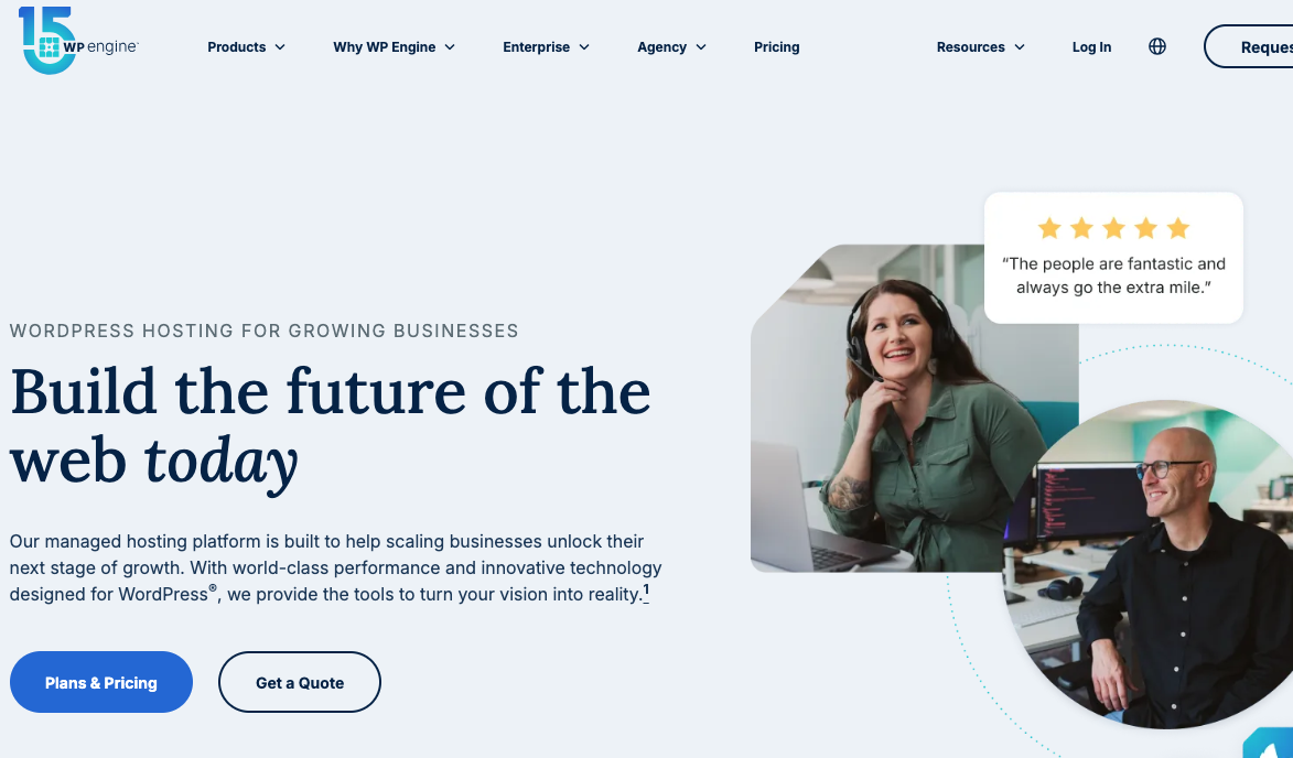 Web hosting deals: WP Engine hosting discount page