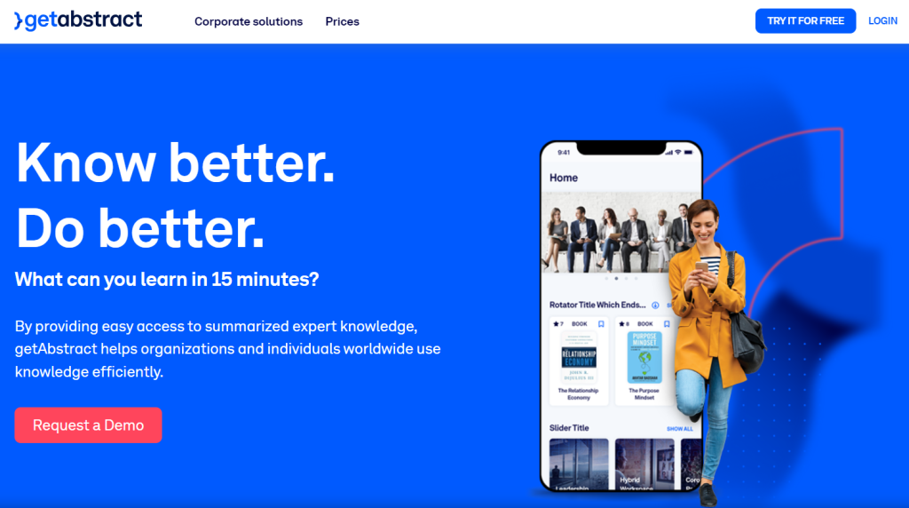 Best Book Summary App: GetAbstract