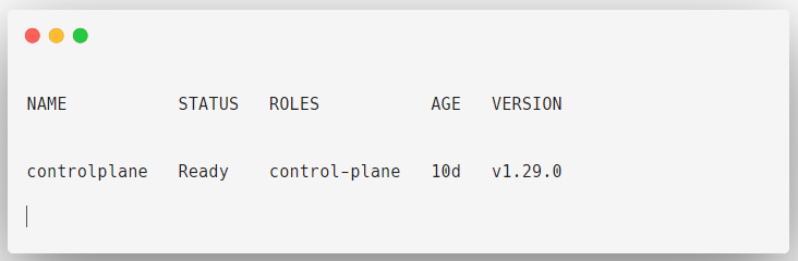 kubernetes list nodes