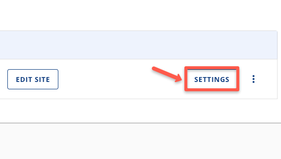 Click on the settings option
