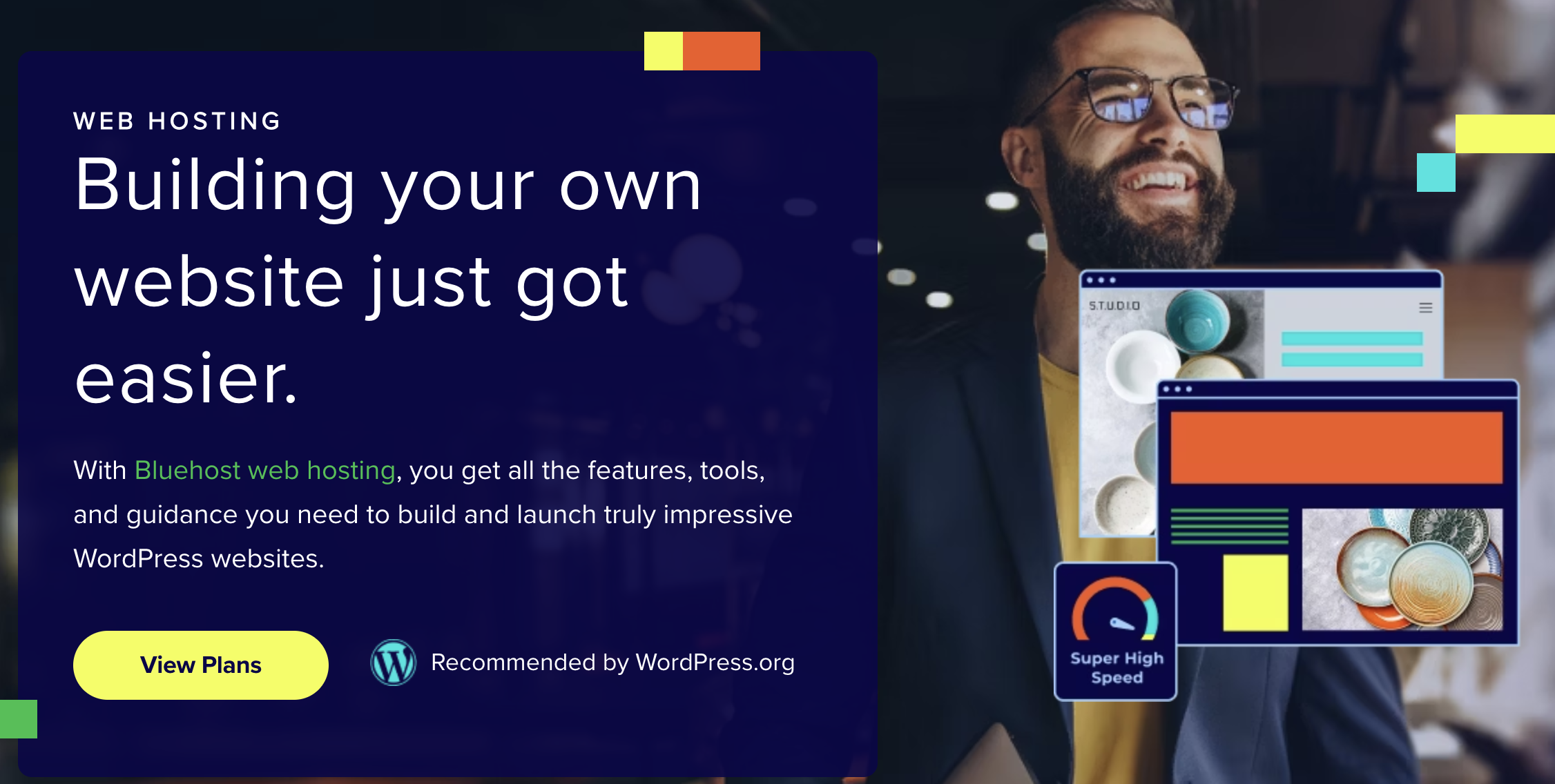 Bluehost Web Hosting Page