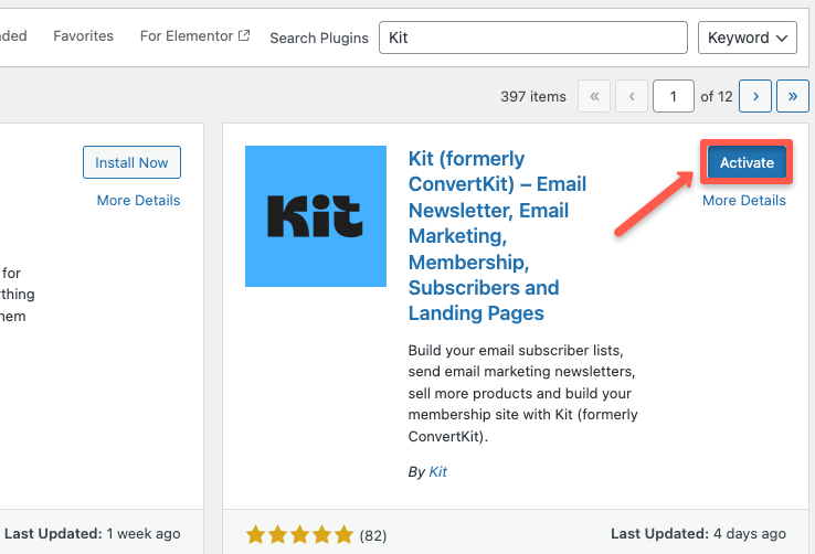 click the activate button