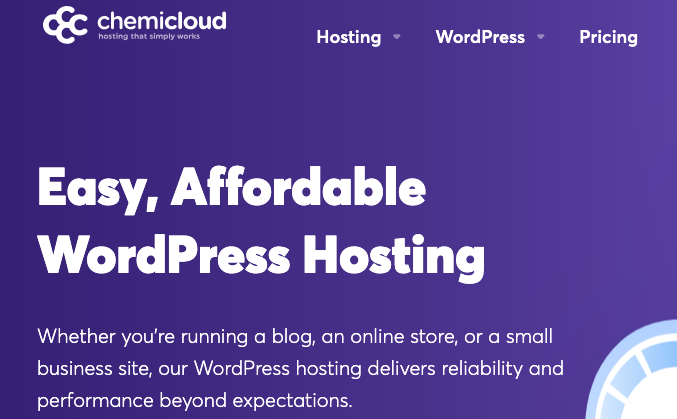 WordPress Black Friday Deals for ChemiCloud hosting