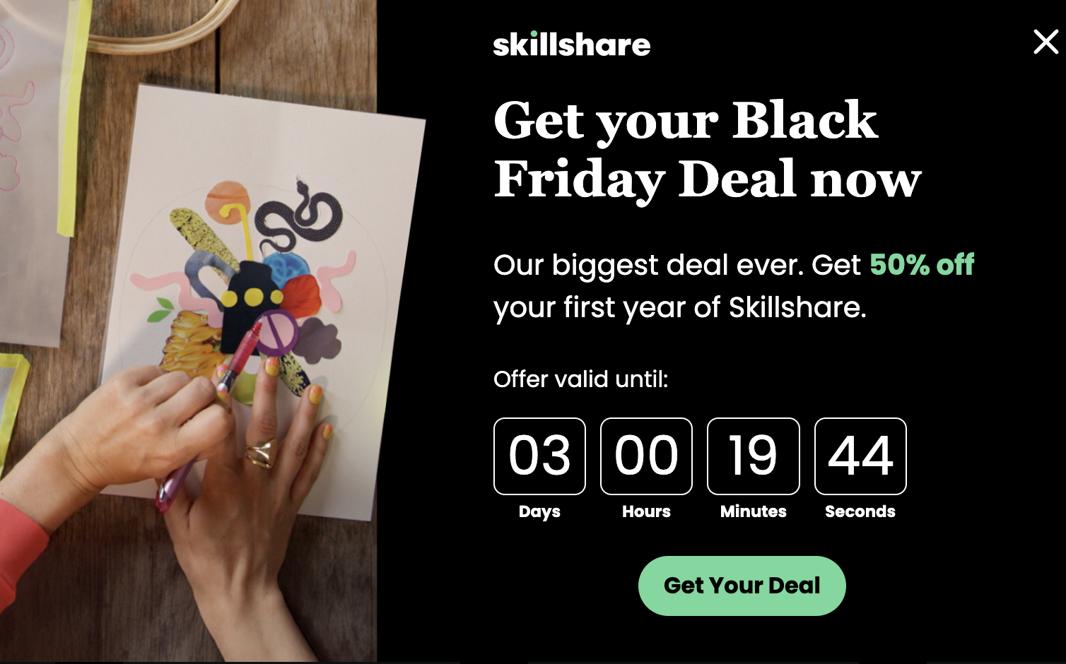 Skillshare black friday
