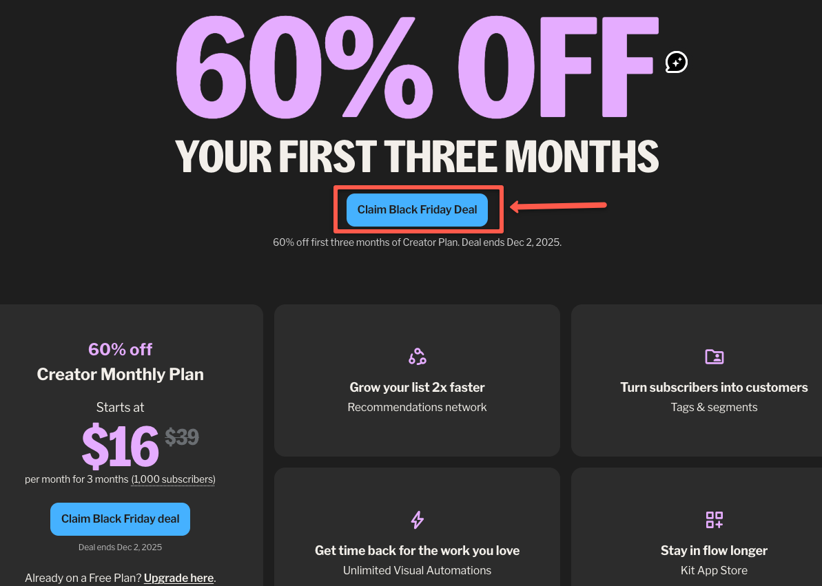 Click Claim Black Friday Deal