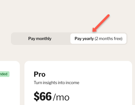 Kit coupon code: pay annually and get 2 months free of use