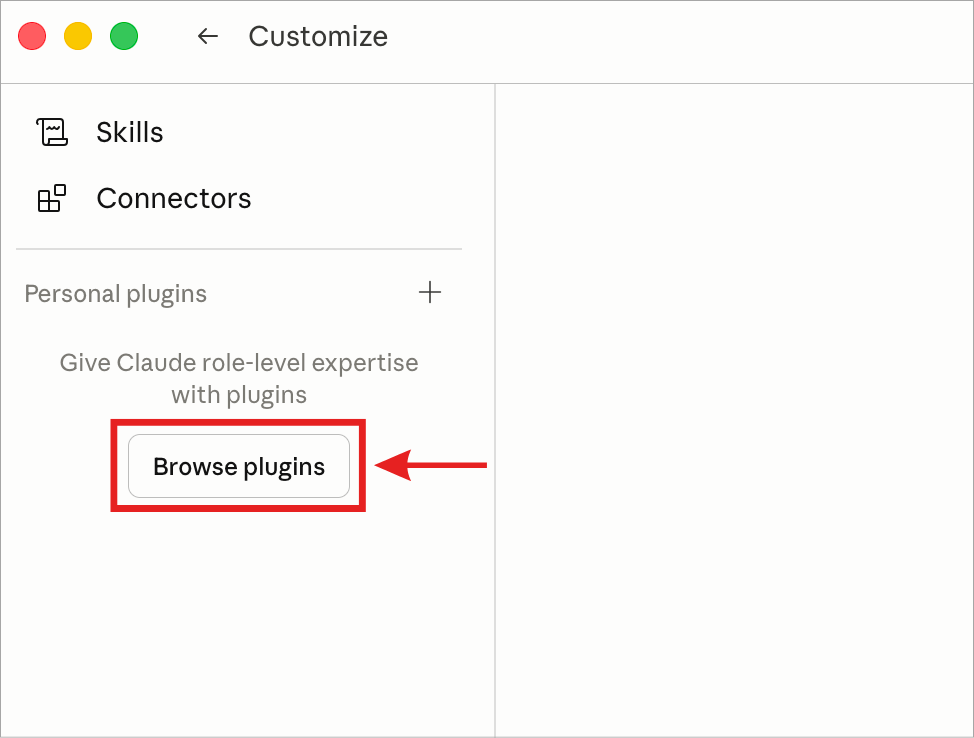click the browse plugins