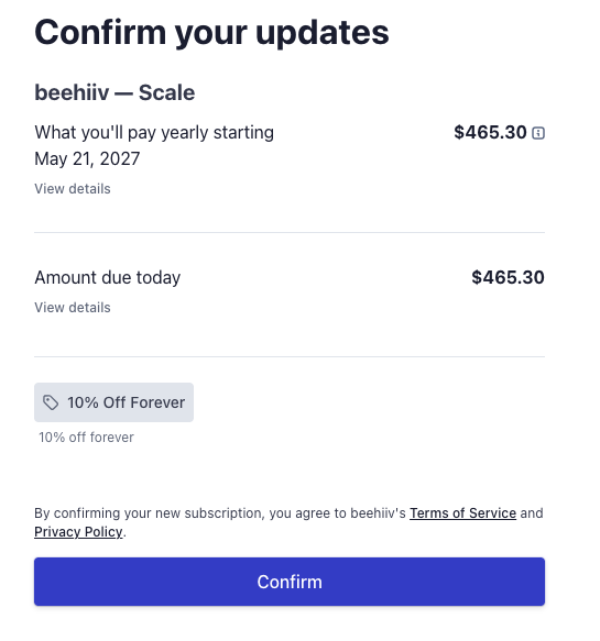 Enter the promo code in the applicable field