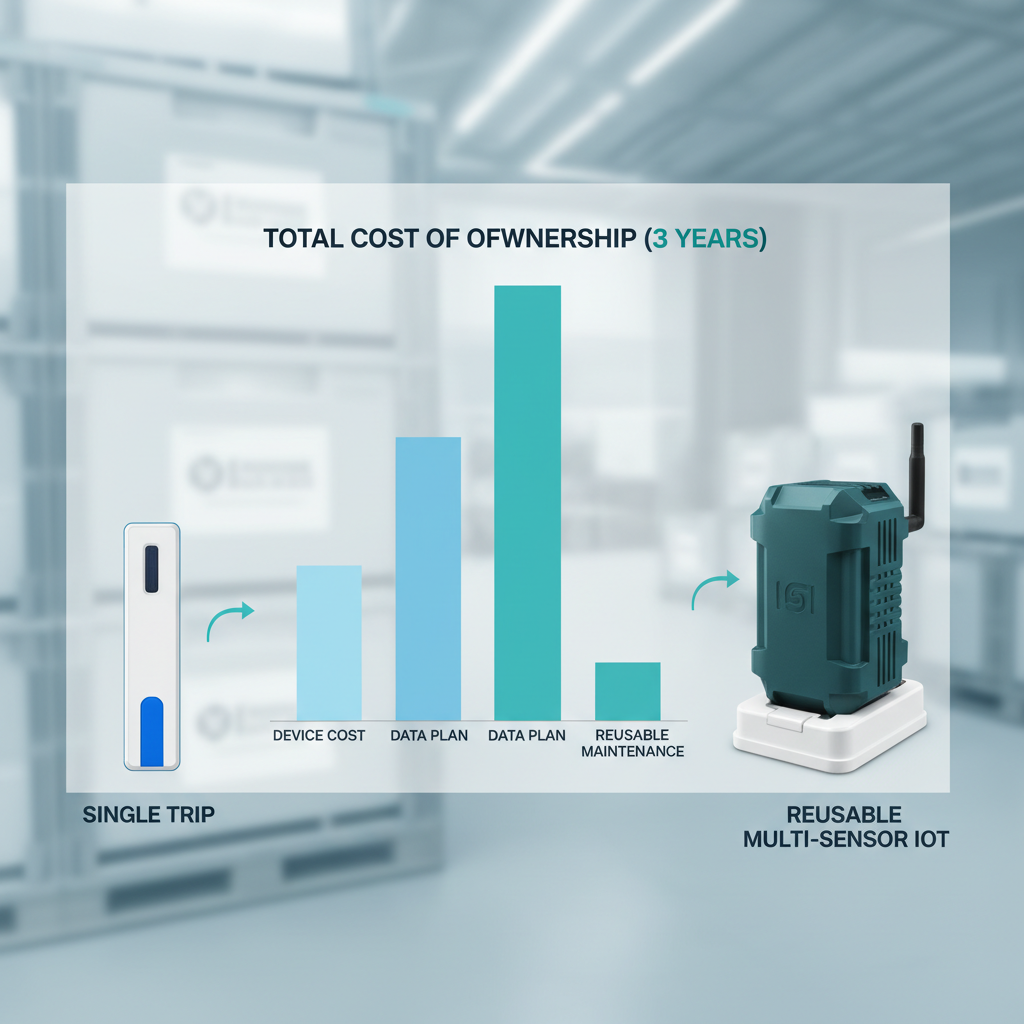 Disposable vs Reusable Cold Chain Trackers: A TCO Analysis for Logistics Managers
