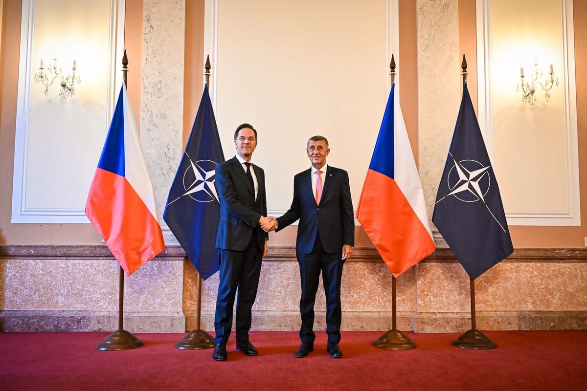 Babis Assures NATO Chief of Czech Commitment to Defense Spending Targets