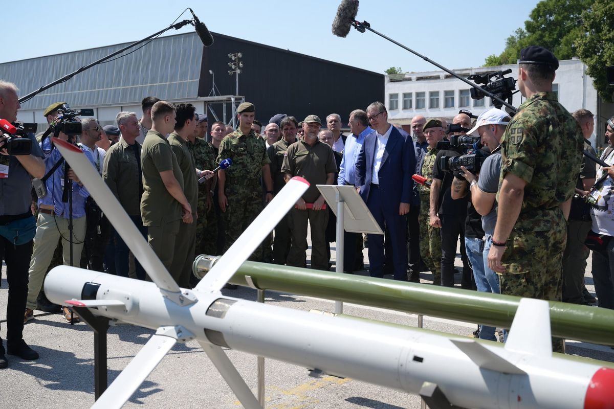 Serbia Showcases Newly Introduced and Modernized Military Equipment During Vidovdan Display