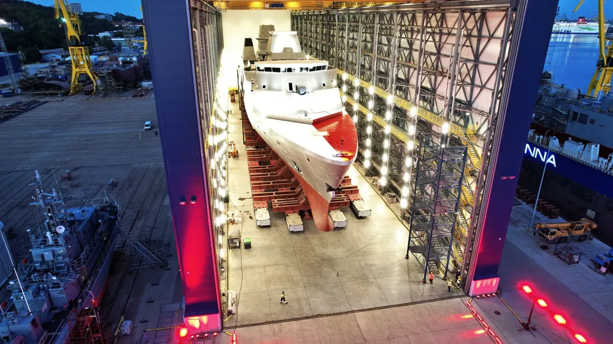 Poland Unveils ORP Wicher, First New Miecznik Frigate