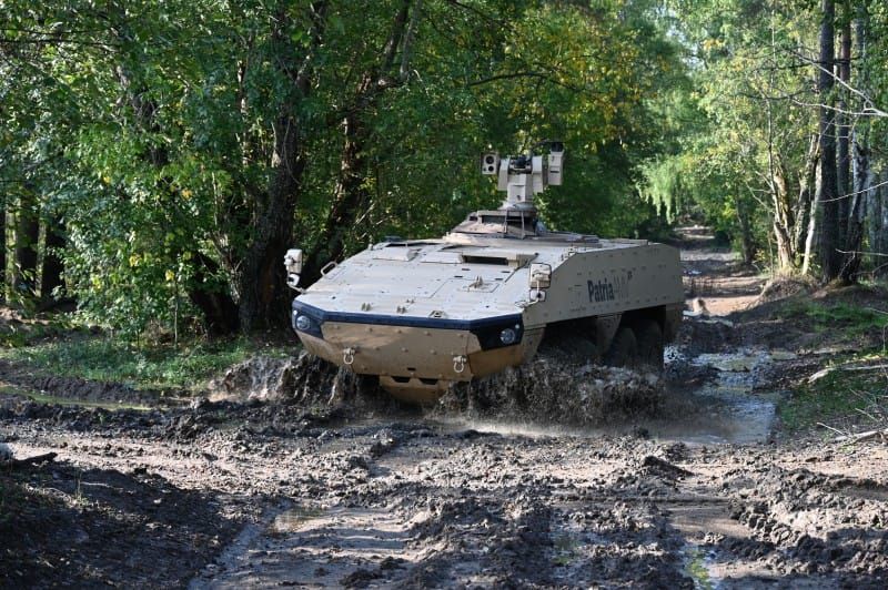 Patria, BELMA Plan Unmanned TRACKX Mine-Laying Vehicle