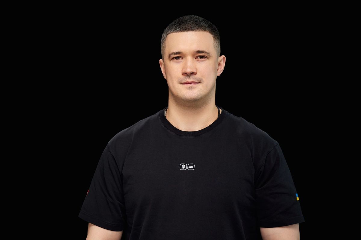 Mykhailo Fedorov speaking at an event in March 2025.