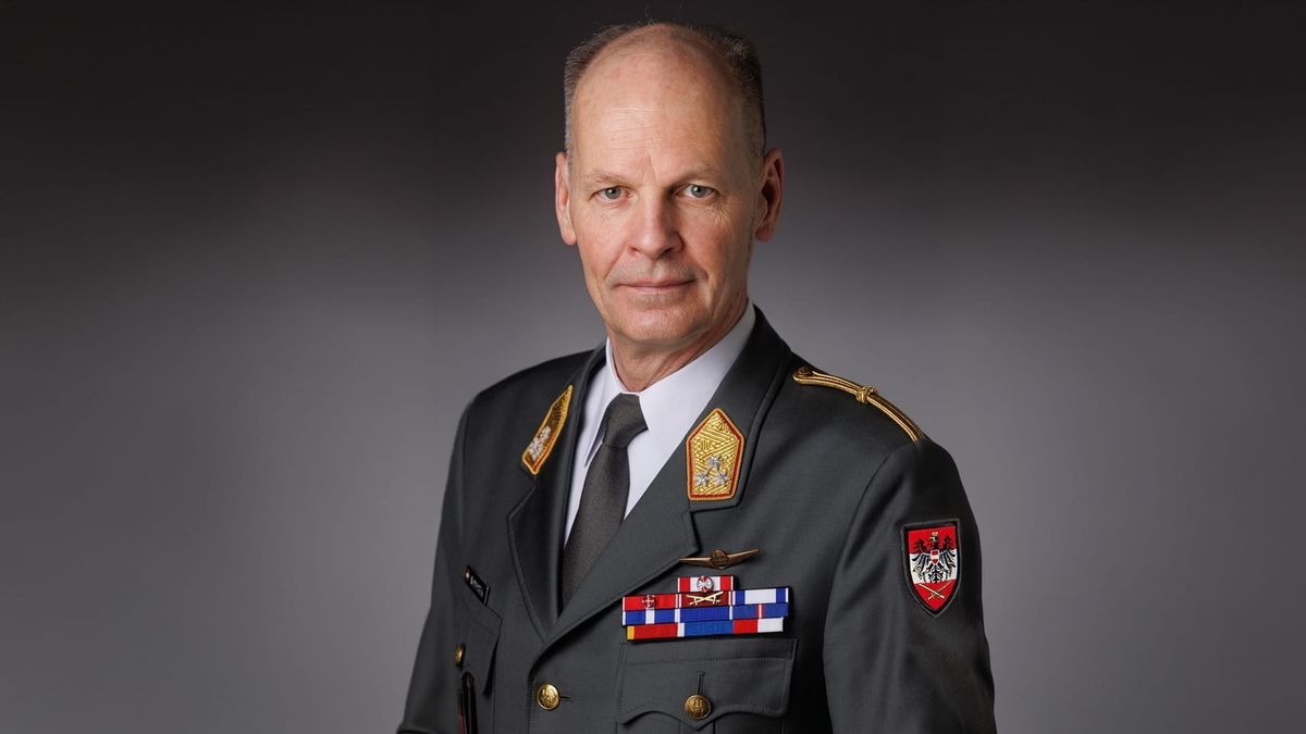 Lieutenant General Harald Vodosek, incoming Chief of the General Staff of the Austrian Armed Forces.