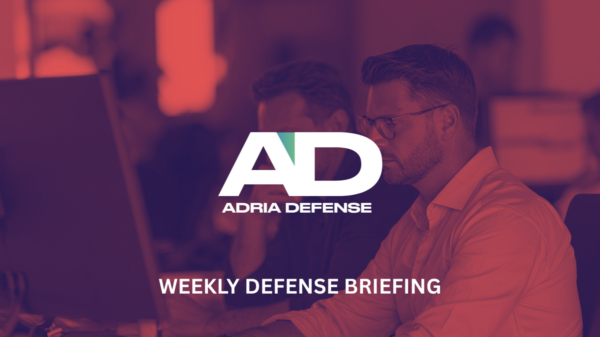 CEE & SEE Defense Weekly Briefing: September 5–11, 2026