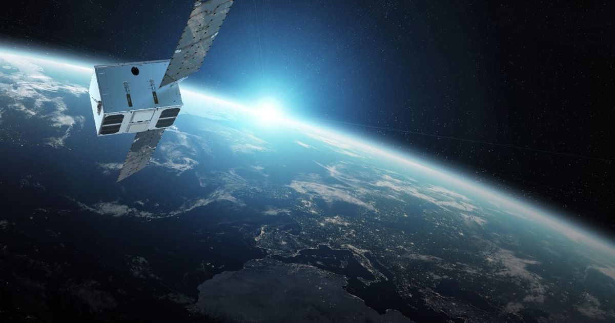OBRIA NANO experimental communications satellite developed by Ukrainian company HIMERA and Denmark's GomSpace.