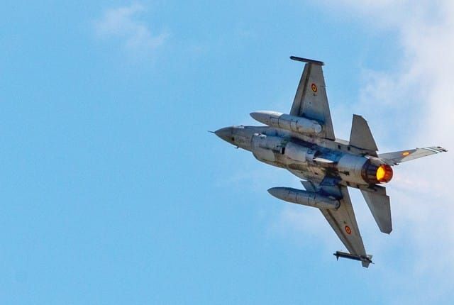 Romanian F-16s Down Two Geran Drones Over Black Sea