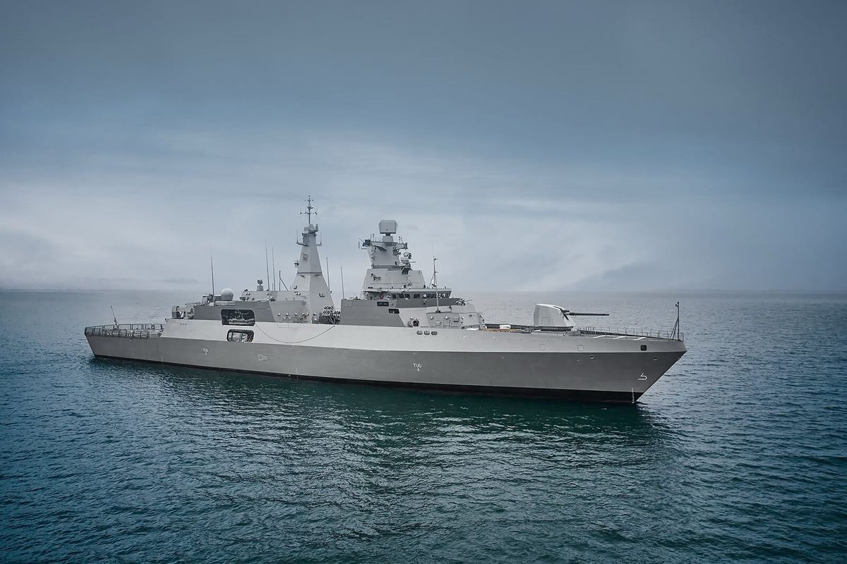 TKMS MEKO A-200 DEU frigate planned for the German Navy.