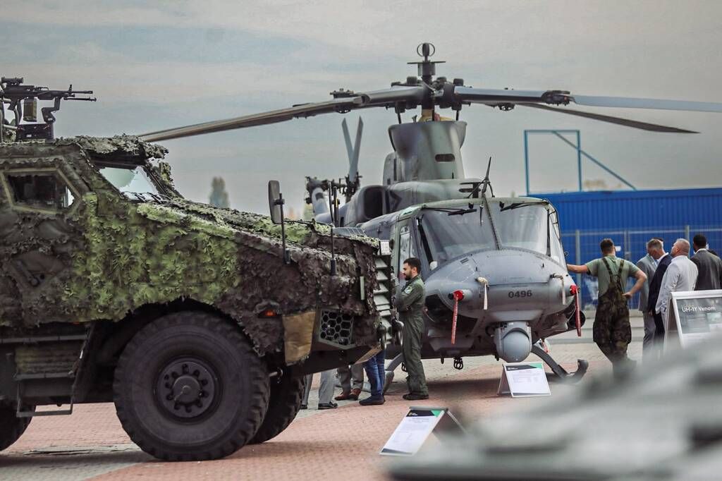 Czech military and defense industry representatives at Future Forces Forum 2026 in Prague.
