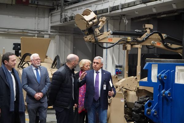 French Minister Delegate for Europe Visits DOK-ING in Zagreb Excerpt