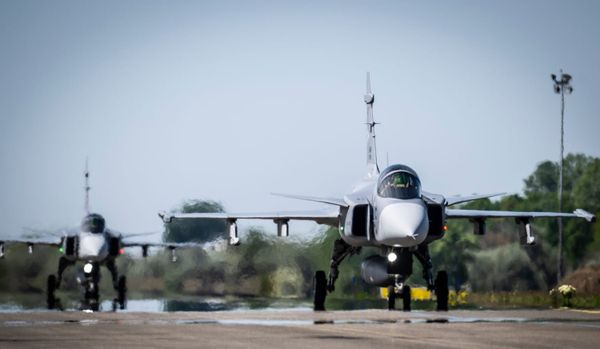 Hungary Receives First Two Additional Gripen C Fighters From Saab