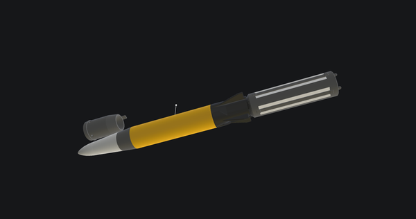 Ukraine intelligence 3D model of Russian 3M22 Zircon missile and components