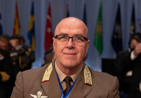 Hungarian Chief of Defence General Zsolt Sándor at NATO Military Committee Conference in Copenhagen.