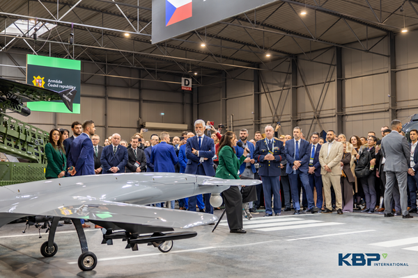 Czech KBP International Unveils GRYF Drone Carrier for Air Defense