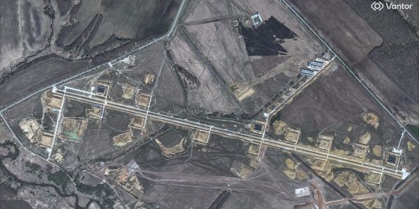 Russia Builds Jet-Powered Drone Base Near Ukraine in Six Weeks