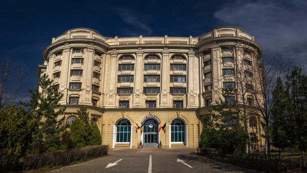 Headquarters of Romania's domestic intelligence service in Bucharest.
