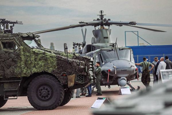 Czech military and defense industry representatives at Future Forces Forum 2026 in Prague.