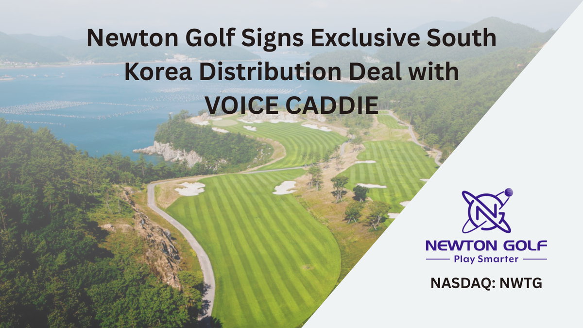 Newton Golf Signs Exclusive South Korea Distribution Deal with VOICE CADDIE