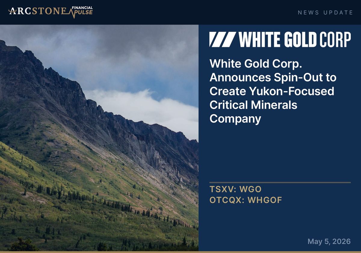 White Gold Corp. Announces Spin-Out to Create Yukon-Focused Critical Minerals Exploration Company