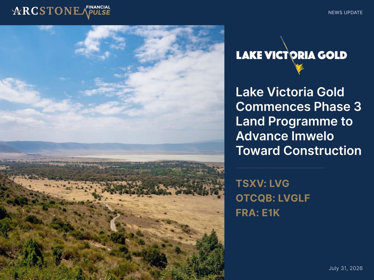Lake Victoria Gold Commences Phase 3 Land Programme to Advance Imwelo Toward Construction