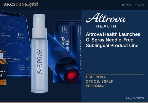 Altrova Health Launches O-Spray Needle-Free Sublingual Product Line and Provides Corporate Update
