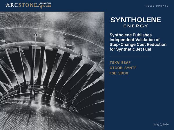 Syntholene Publishes Independent Validation of Step-Change Cost Reduction for Synthetic Jet Fuel