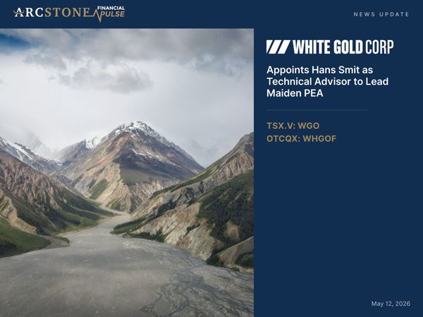 White Gold Corp. Appoints Hans Smit as Technical Advisor to Lead Maiden PEA