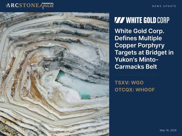 White Gold Corp. Defines Multiple Copper Porphyry Targets at Bridget in Yukon's Minto-Carmacks Belt