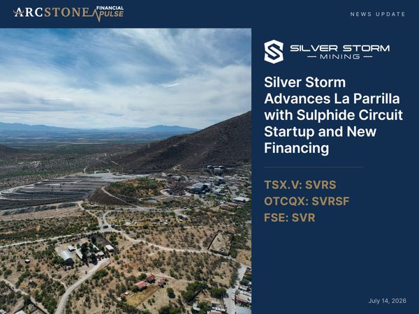Silver Storm Advances La Parrilla with Sulphide Circuit Startup and New Financing