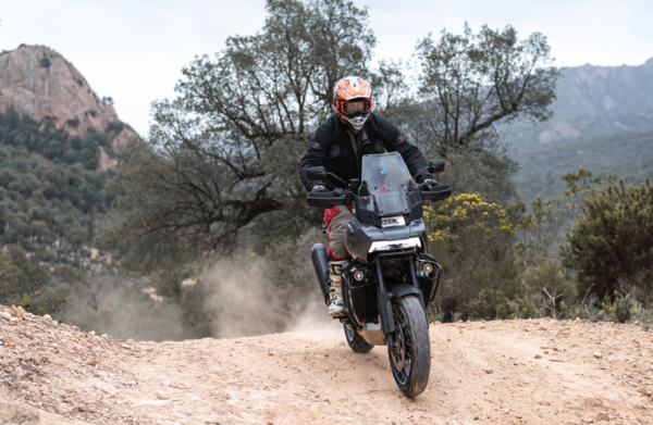 Harley-Davidson Pan America im Gelände. (Foto: HD)
