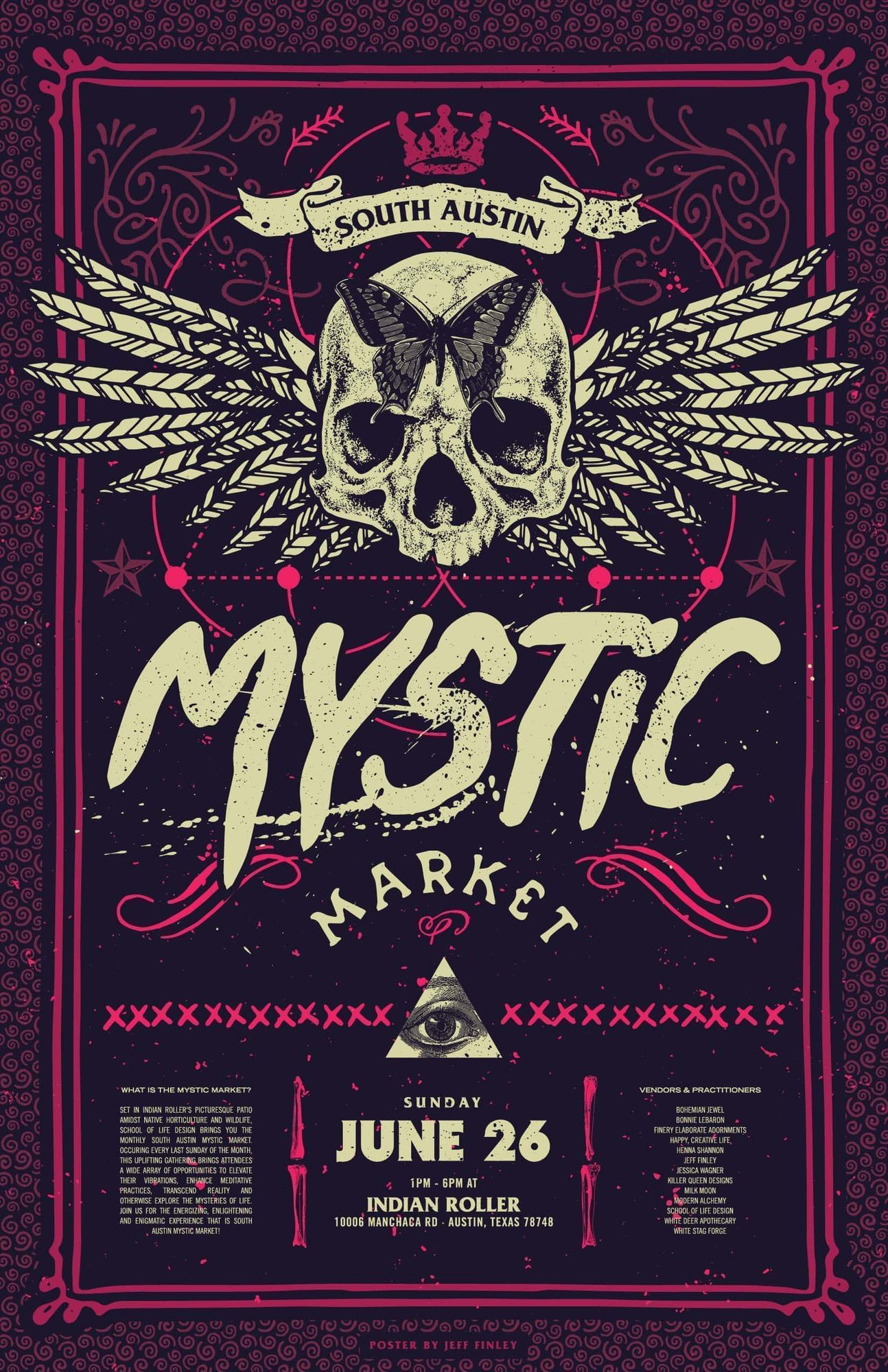 South Austin Mystic Market Poster