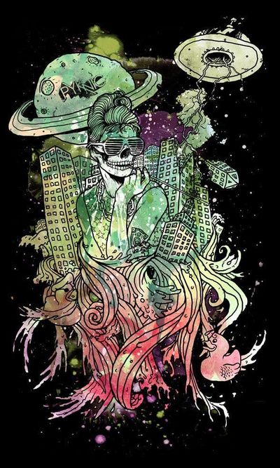 Pyknic - Tawdry Hepburn T-Shirt Design