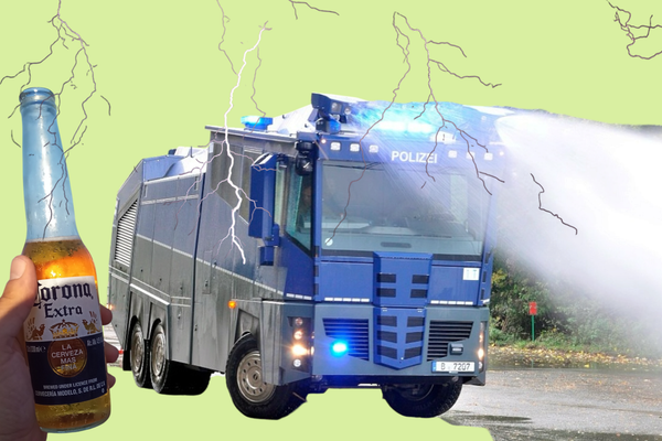 Heatwave Recap: Police Water Cannons, Lightning, One Baby Drinking Beer