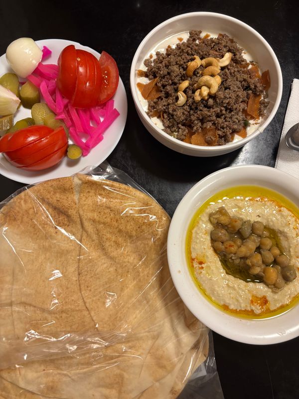 The Simmering Bowls of Hearty Lebanese-Palestinian Food At Akroum Snack