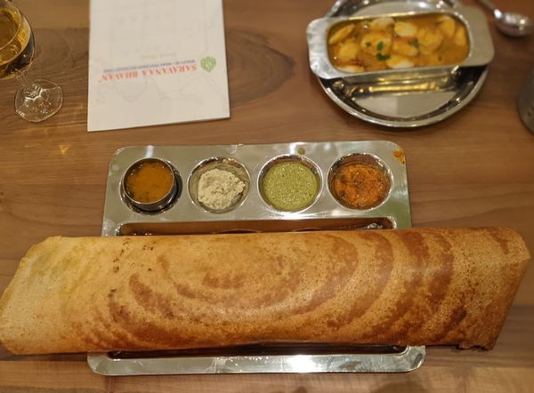The Only Decent Meal at Potsdamer Platz is a Dosa
