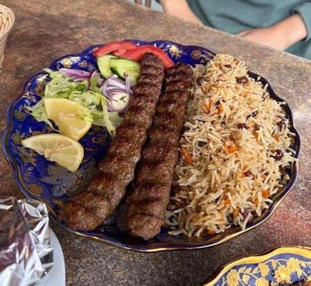 An Afghan Burger With a Royal View